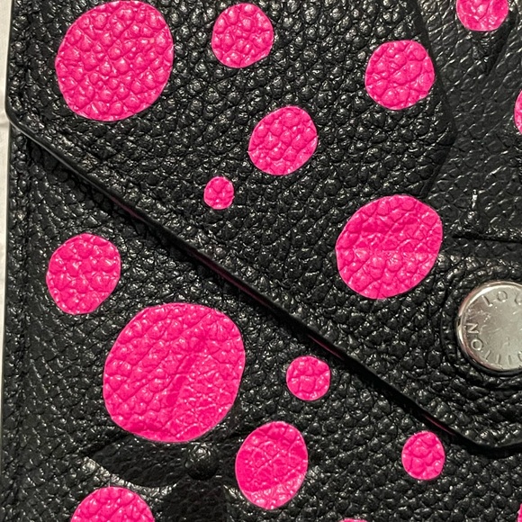Louis Vuitton x Yayoi Kusama victorine wallet pink and black - Picture 7 of 16